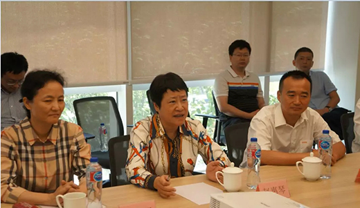 上海市青浦戋戋委书记赵惠琴带队莅临9001cc金沙以诚为本调研
