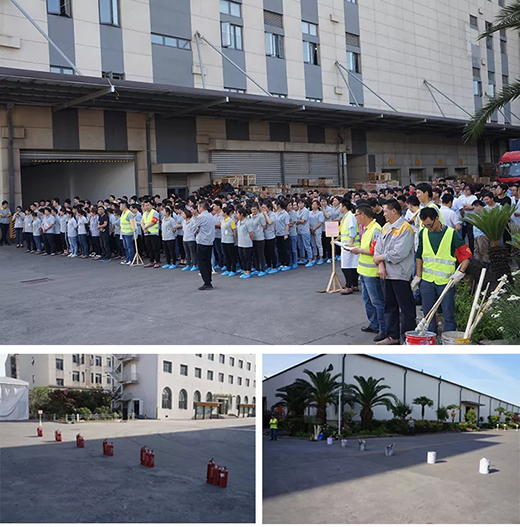 上；；；9001cc金沙以诚为本乐成举行2019年上半年消防演习